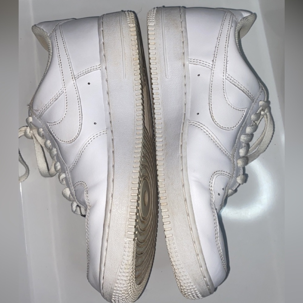 Nike Air Force 1 Size 9 All White Has minimal wear shown needs good cleaning